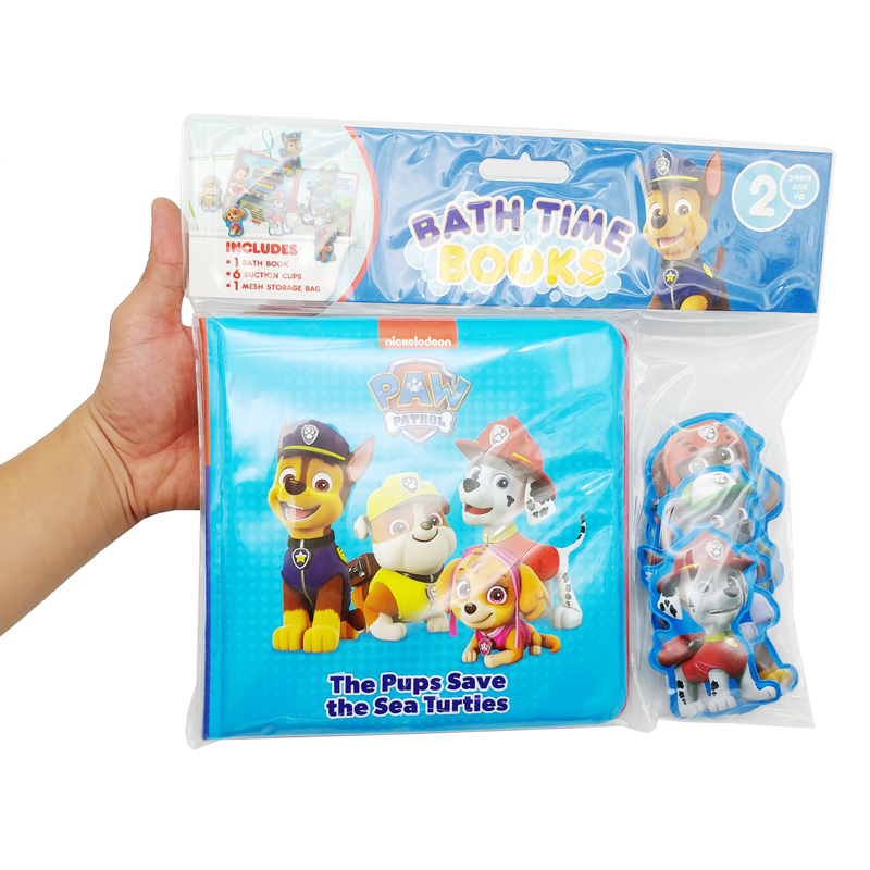 paw patrol bath time books (eva bag edition)
