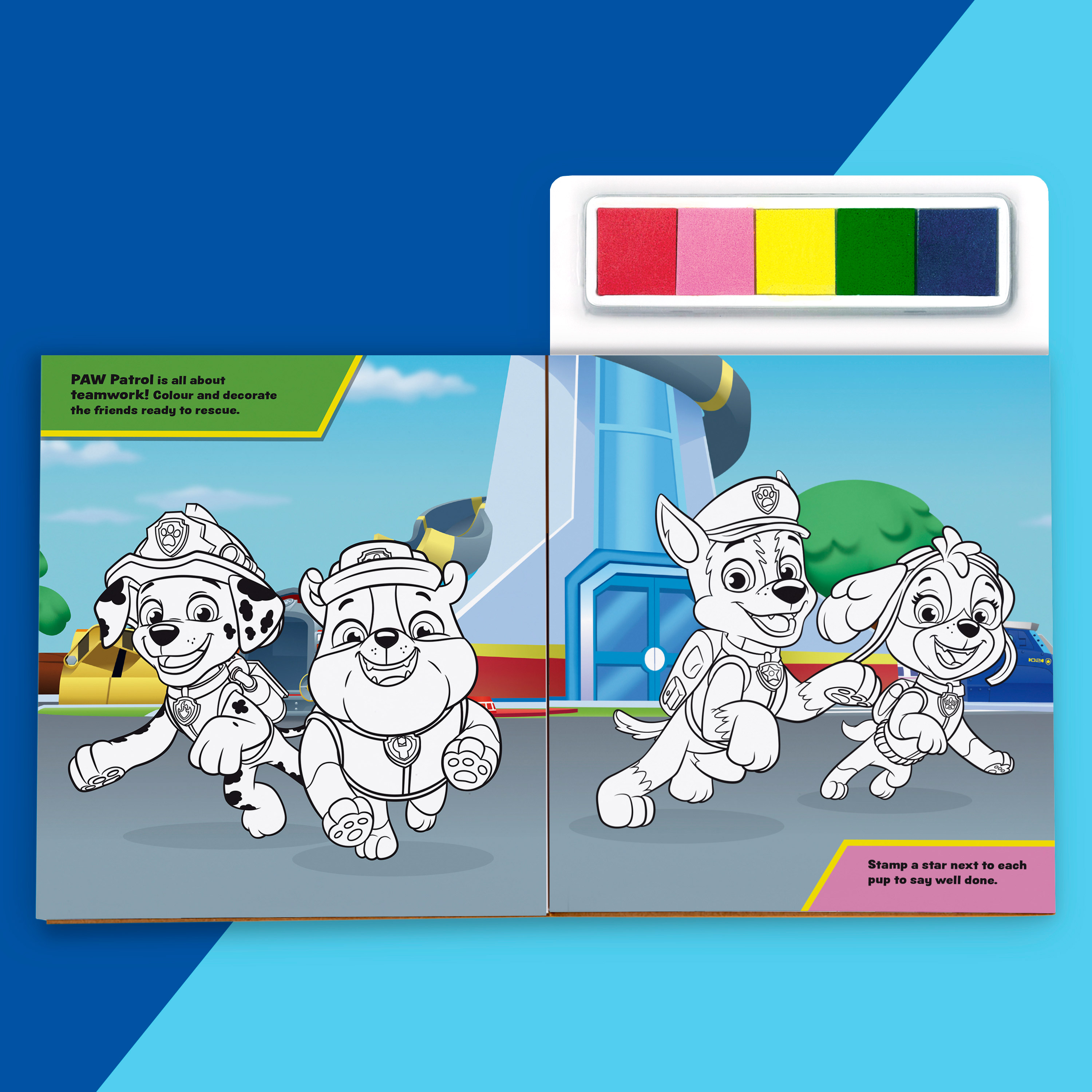 paw patrol finger prints