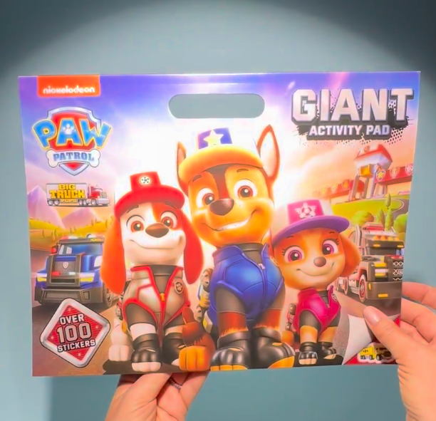 paw patrol - giant activity pad - big truck pups