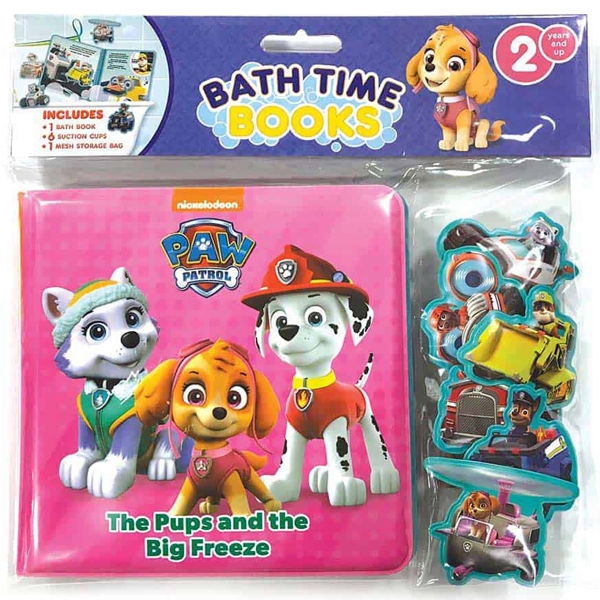 paw patrol girls bath time books (eva bag edition)