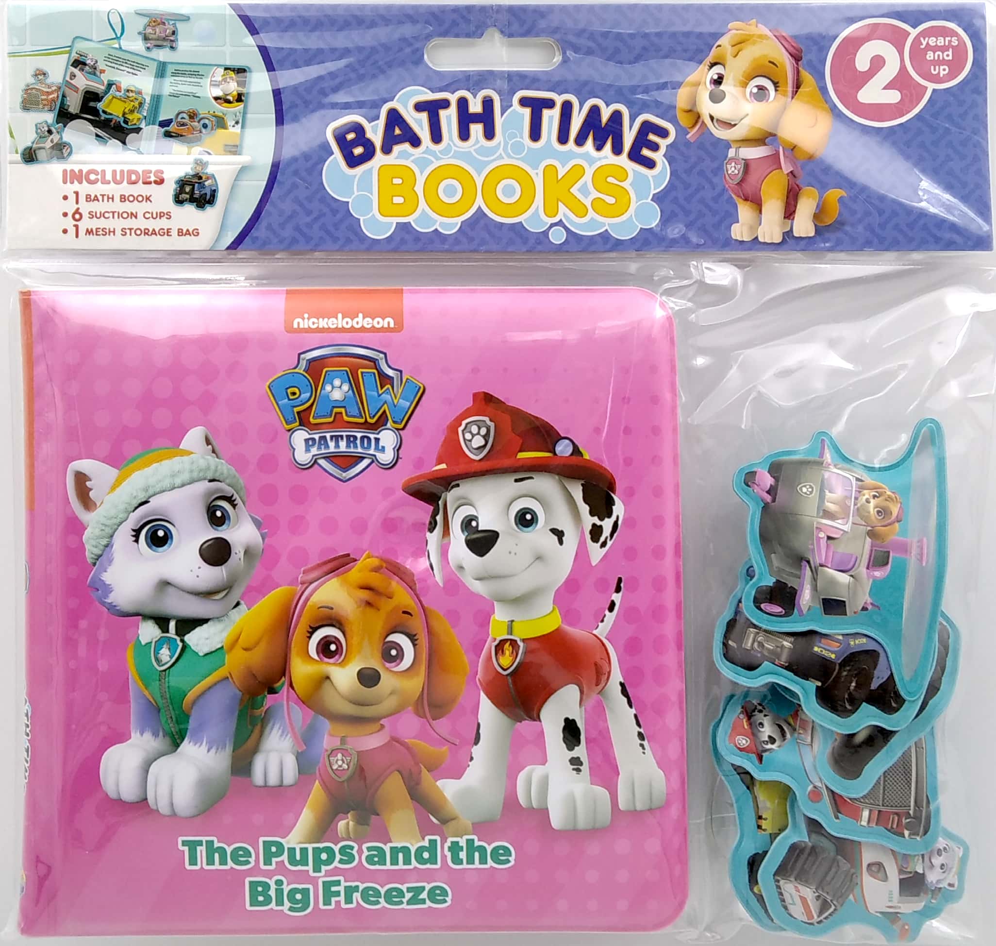 paw patrol girls bath time books (eva bag edition)