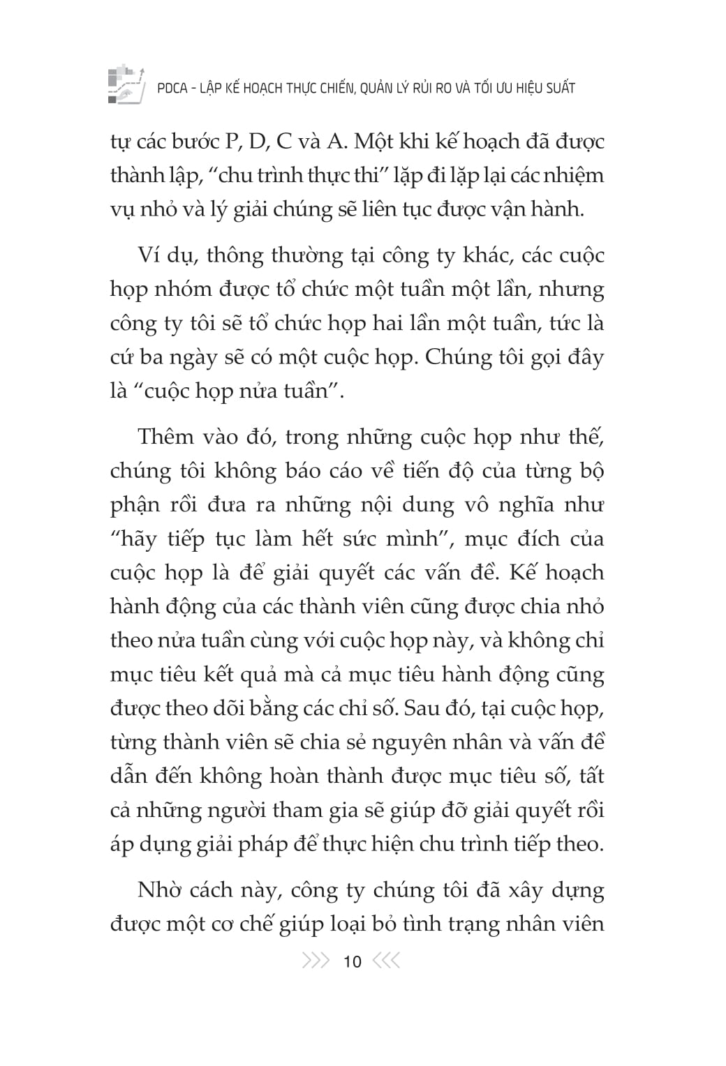 PDCA - Lap Ke Hoach Thuc Chien Quan Ly Rui Ro Va Toi Uu Hieu Suat