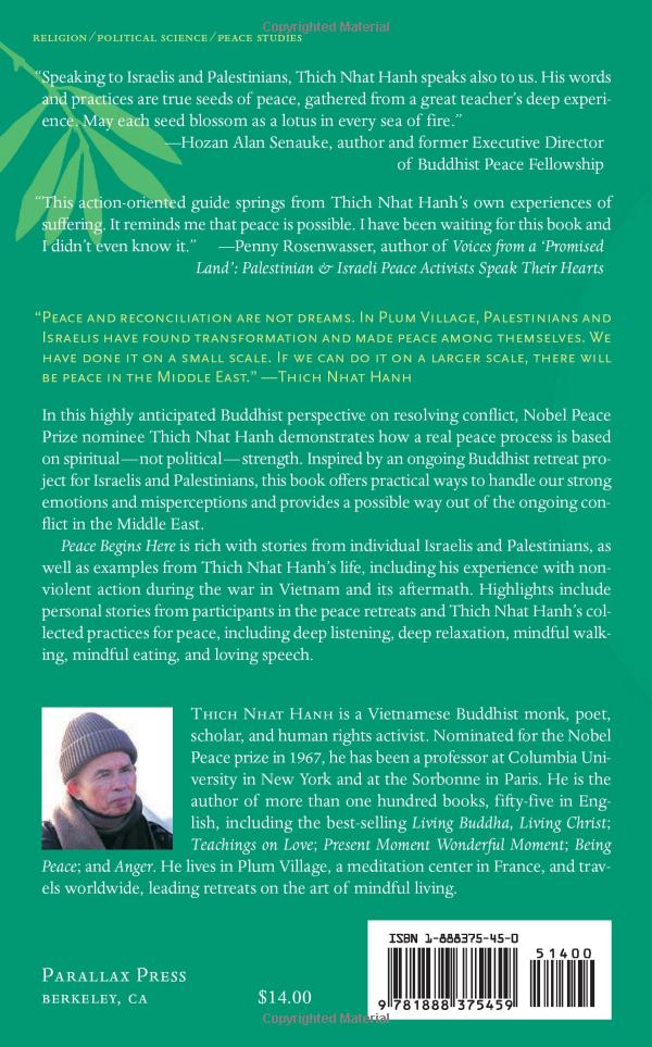 peace begins here: palestinians and israelis listening to each other