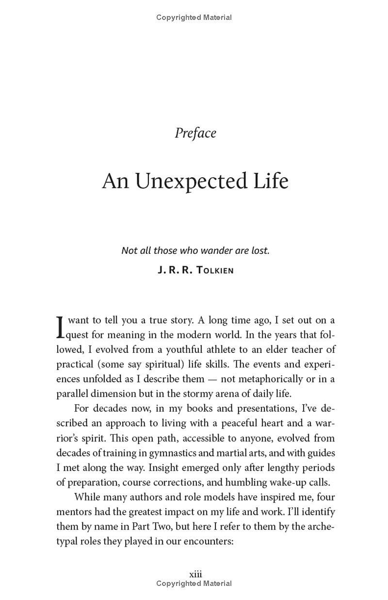 peaceful heart, warrior spirit: the true story of my spiritual quest