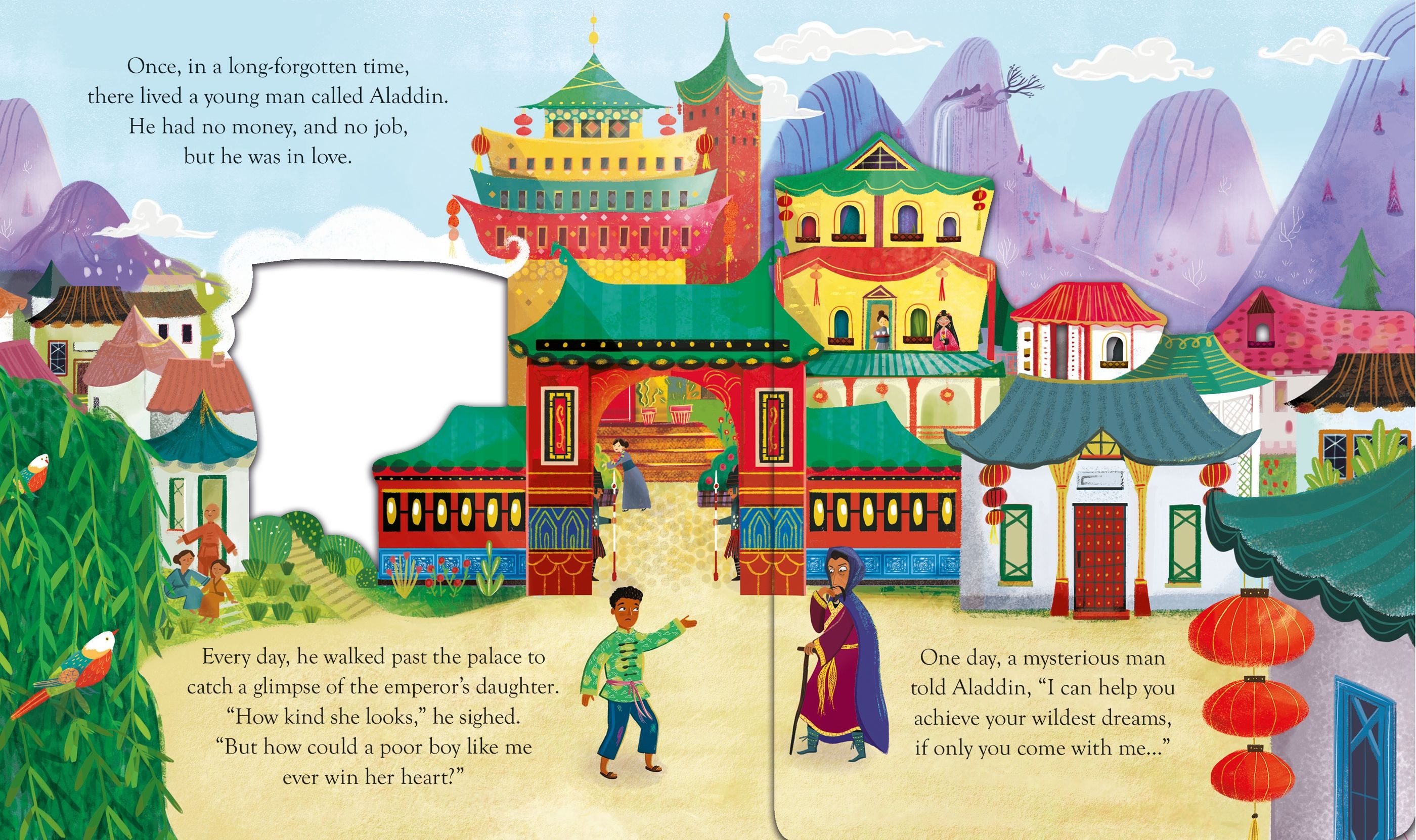 peep inside a fairy tale aladdin