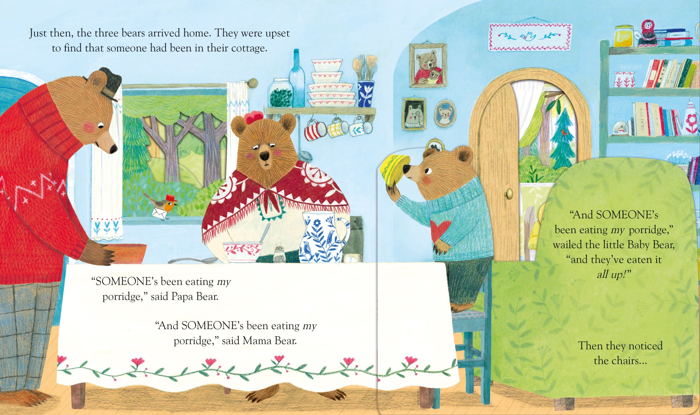 peep inside a fairy tale goldilocks and the three bears