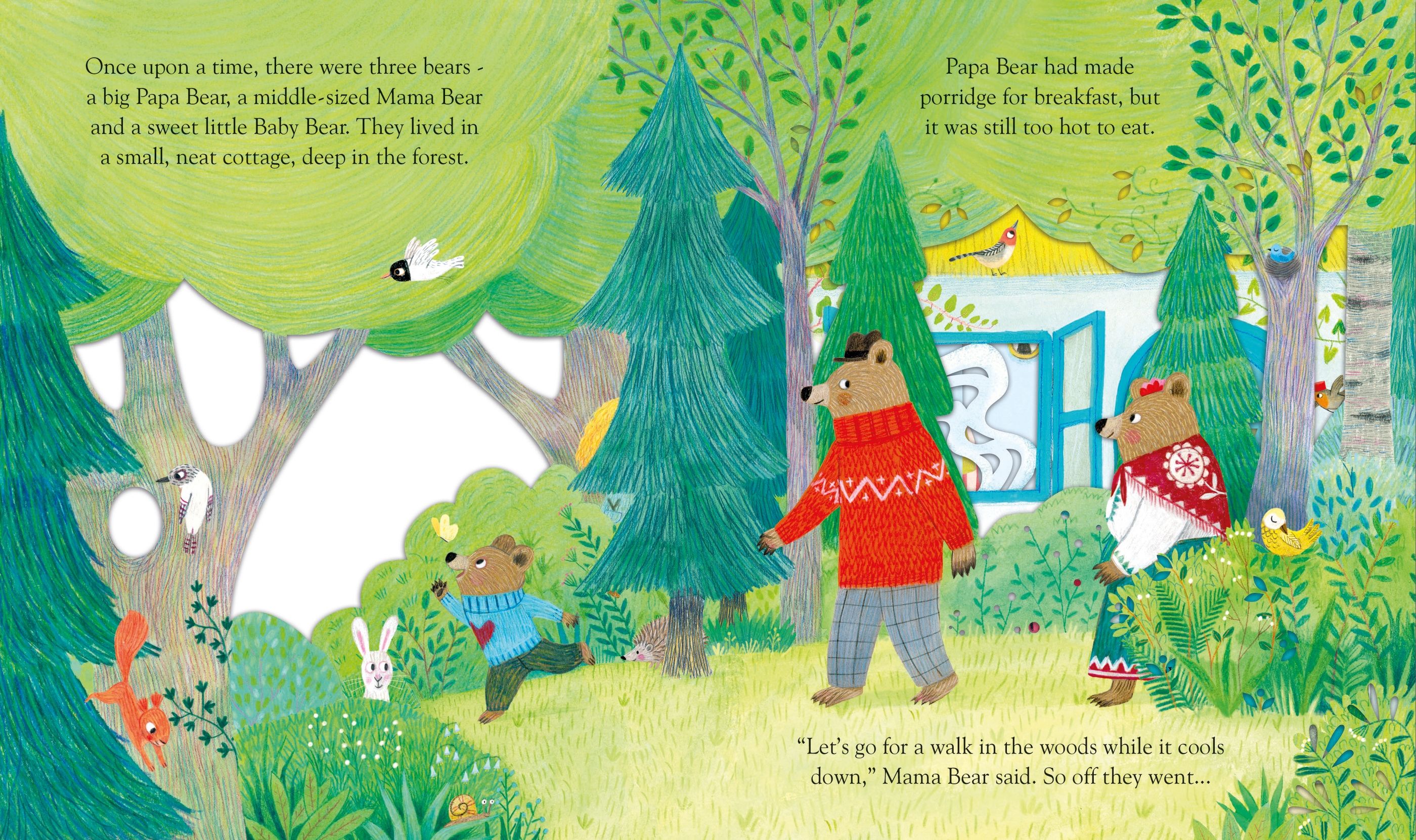 peep inside a fairy tale goldilocks and the three bears