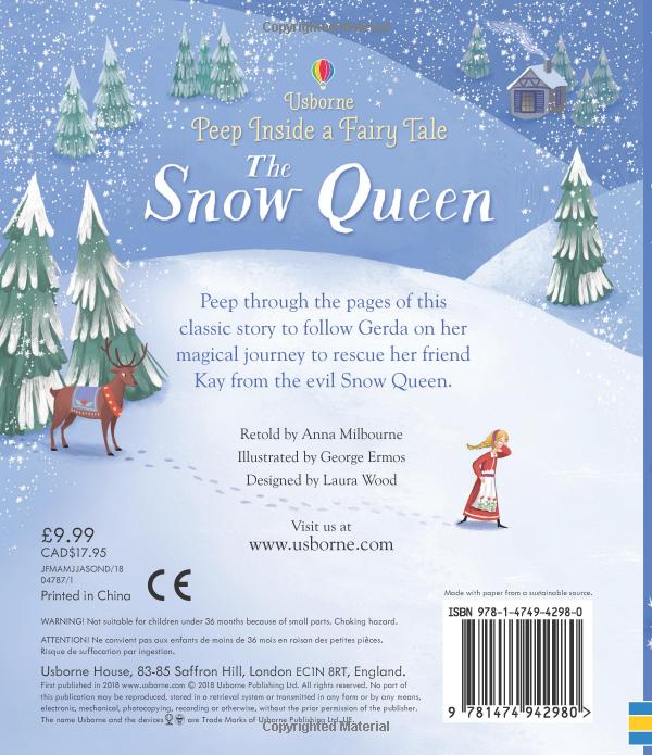 peep inside a fairy tale: snow queen
