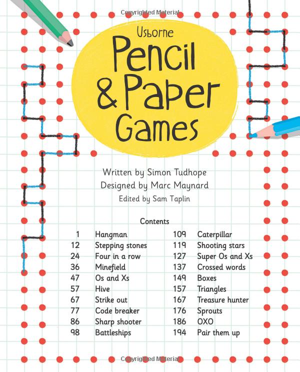 pencil & paper games