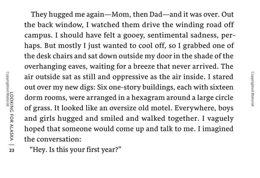 penguin minis: looking for alaska