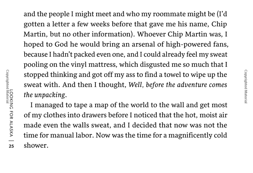 penguin minis: looking for alaska