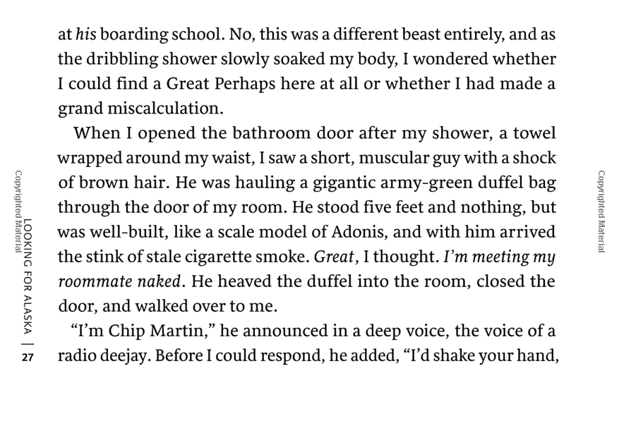 penguin minis: looking for alaska