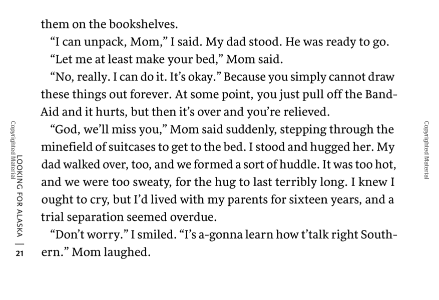 penguin minis: looking for alaska