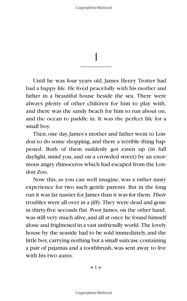 penguin putnam inc james and the giant peach (set of 12)