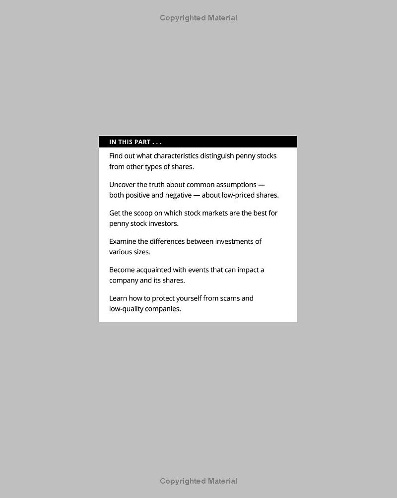 penny stocks for dummies 3rd edition