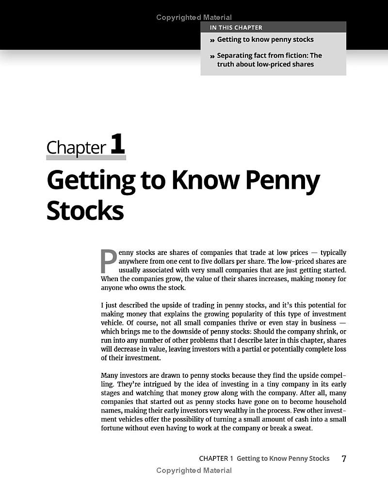 penny stocks for dummies 3rd edition