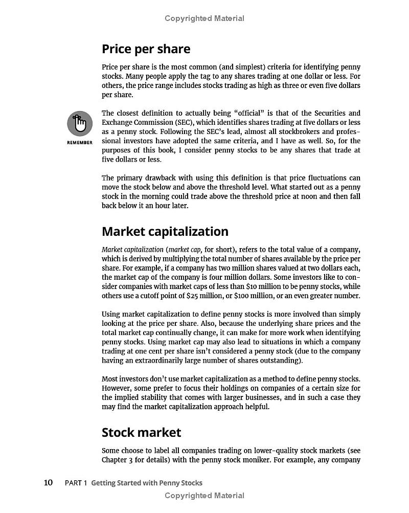 penny stocks for dummies 3rd edition