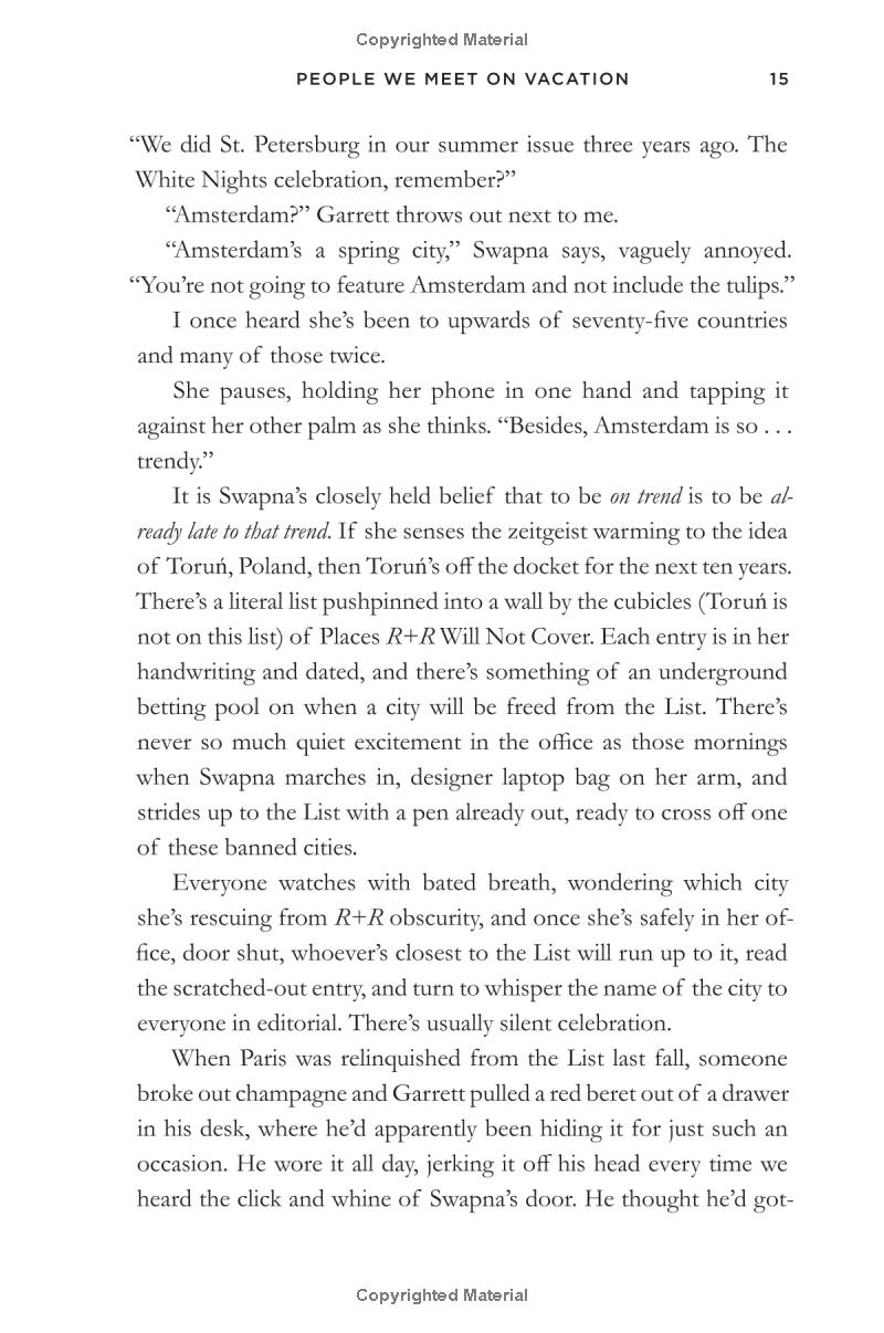 people we meet on vacation