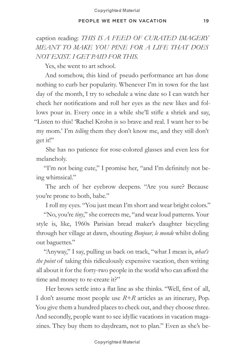 people we meet on vacation