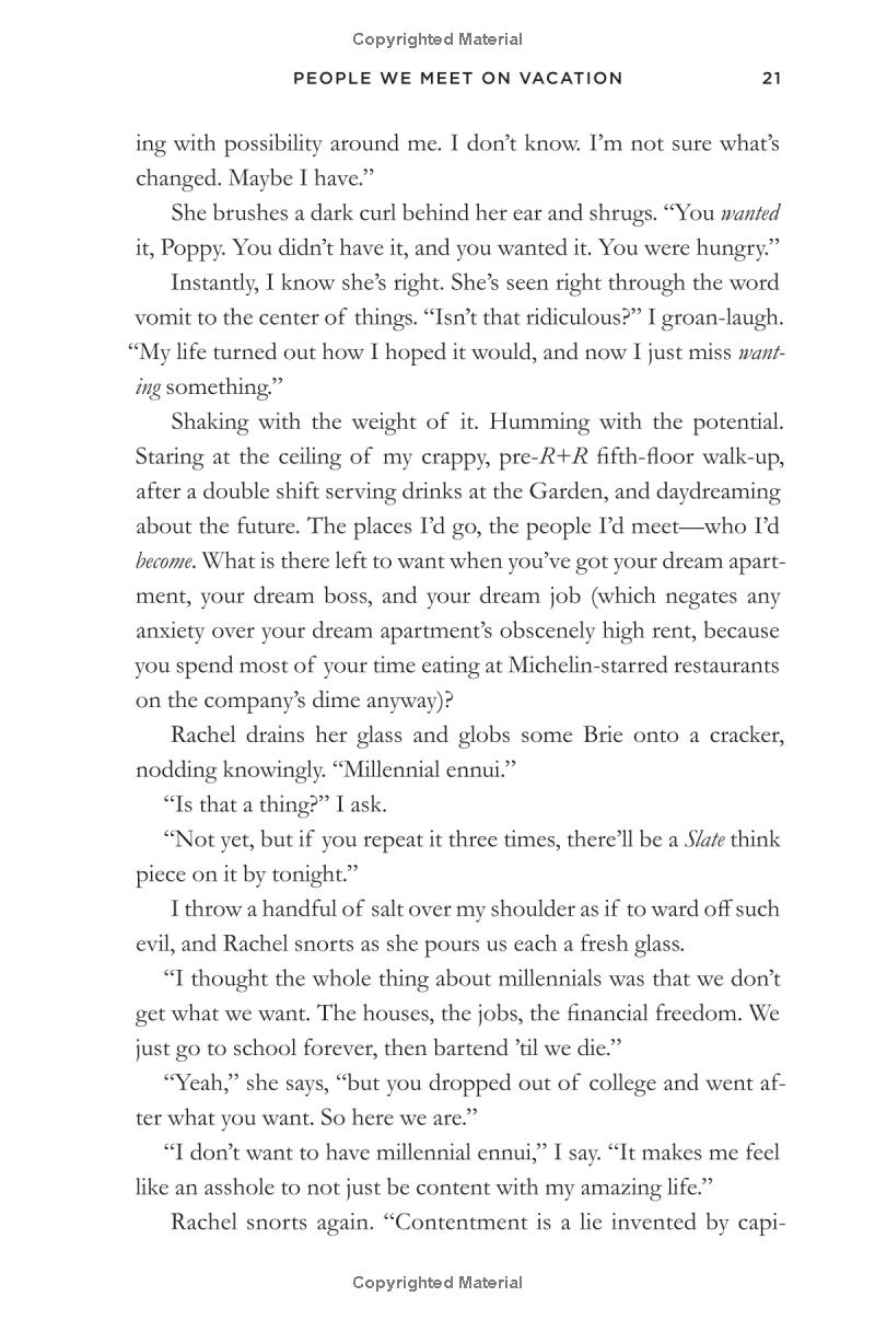 people we meet on vacation