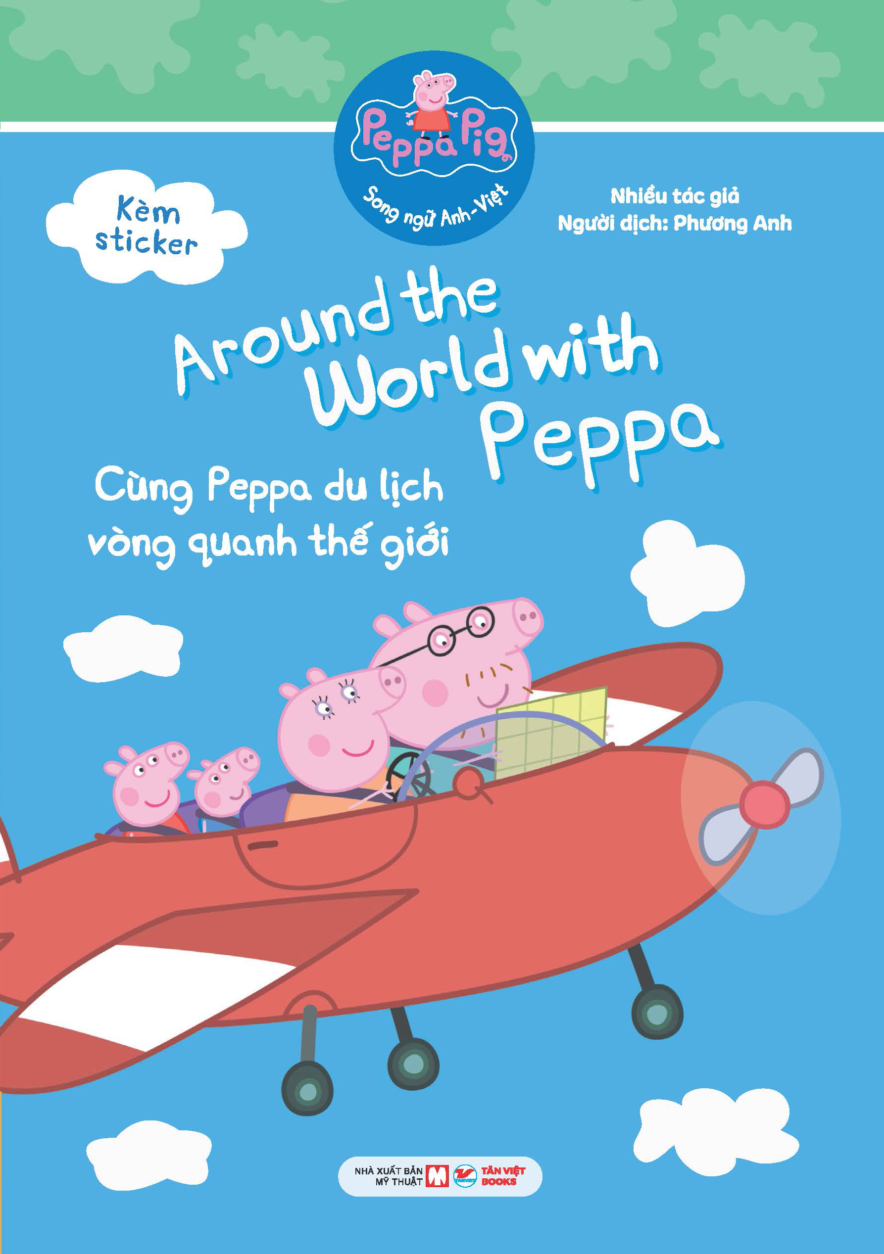 peppa pig - around the world with peppa - cùng peppa du lịch vòng quanh thế giới - song ngữ anh-việt