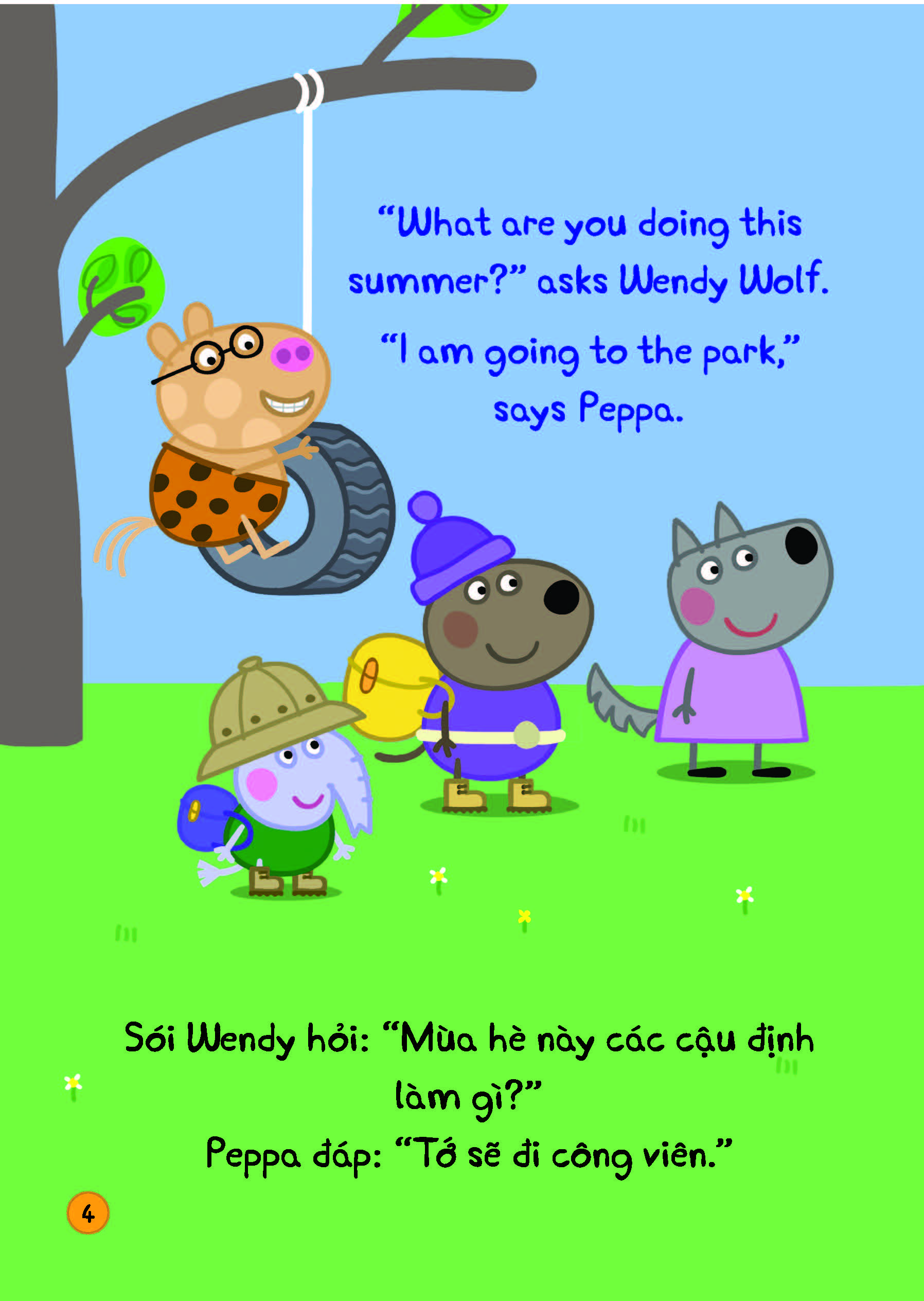 peppa pig - around the world with peppa - cùng peppa du lịch vòng quanh thế giới - song ngữ anh-việt