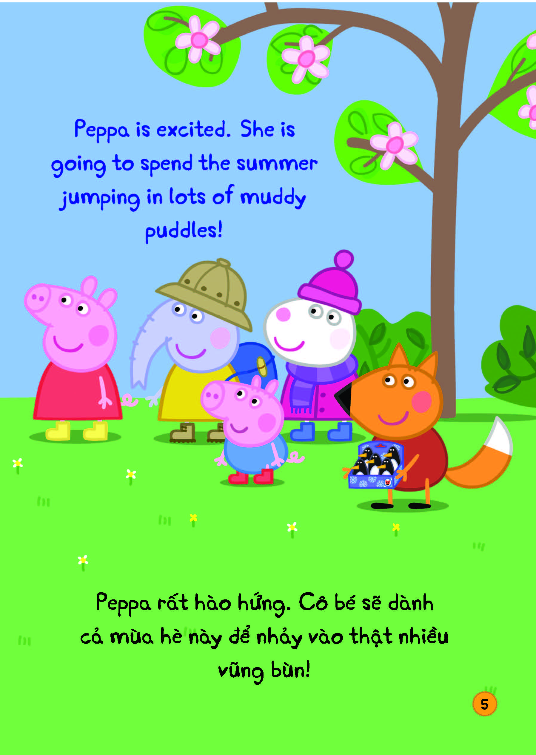 peppa pig - around the world with peppa - cùng peppa du lịch vòng quanh thế giới - song ngữ anh-việt