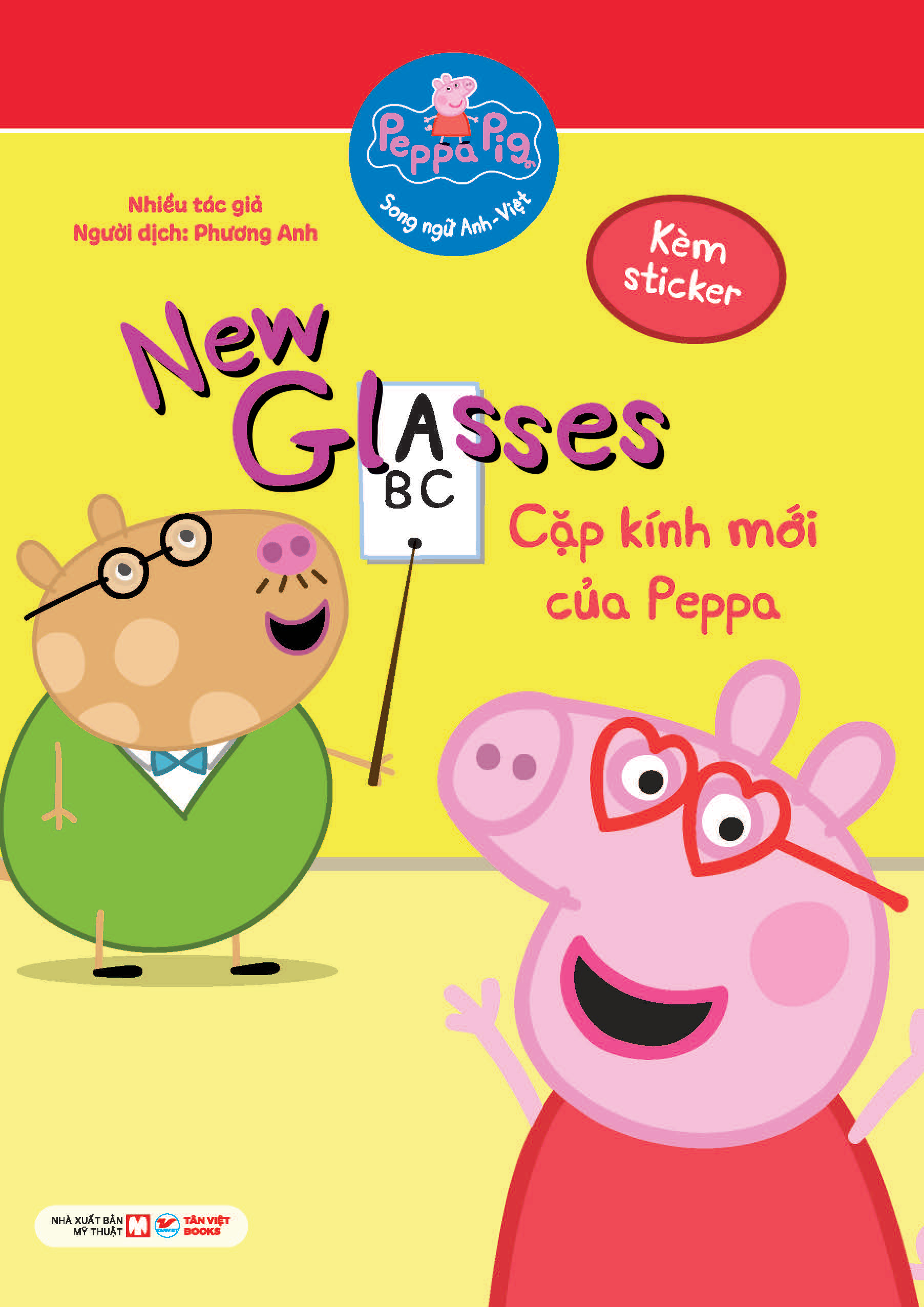 peppa pig - new glasses - cặp kính mới của peppa - song ngữ anh-việt
