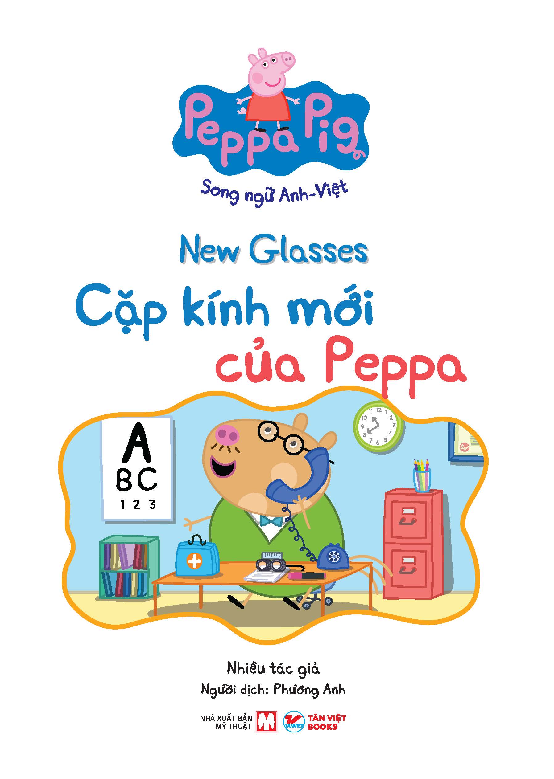 peppa pig - new glasses - cặp kính mới của peppa - song ngữ anh-việt