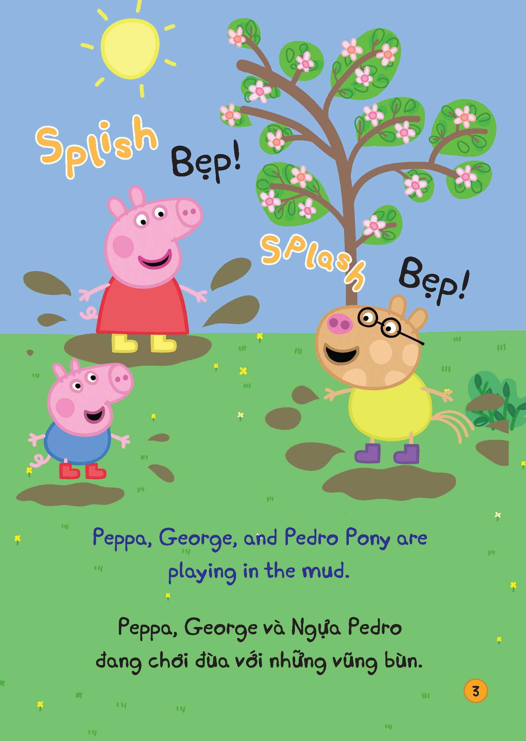 peppa pig - new glasses - cặp kính mới của peppa - song ngữ anh-việt