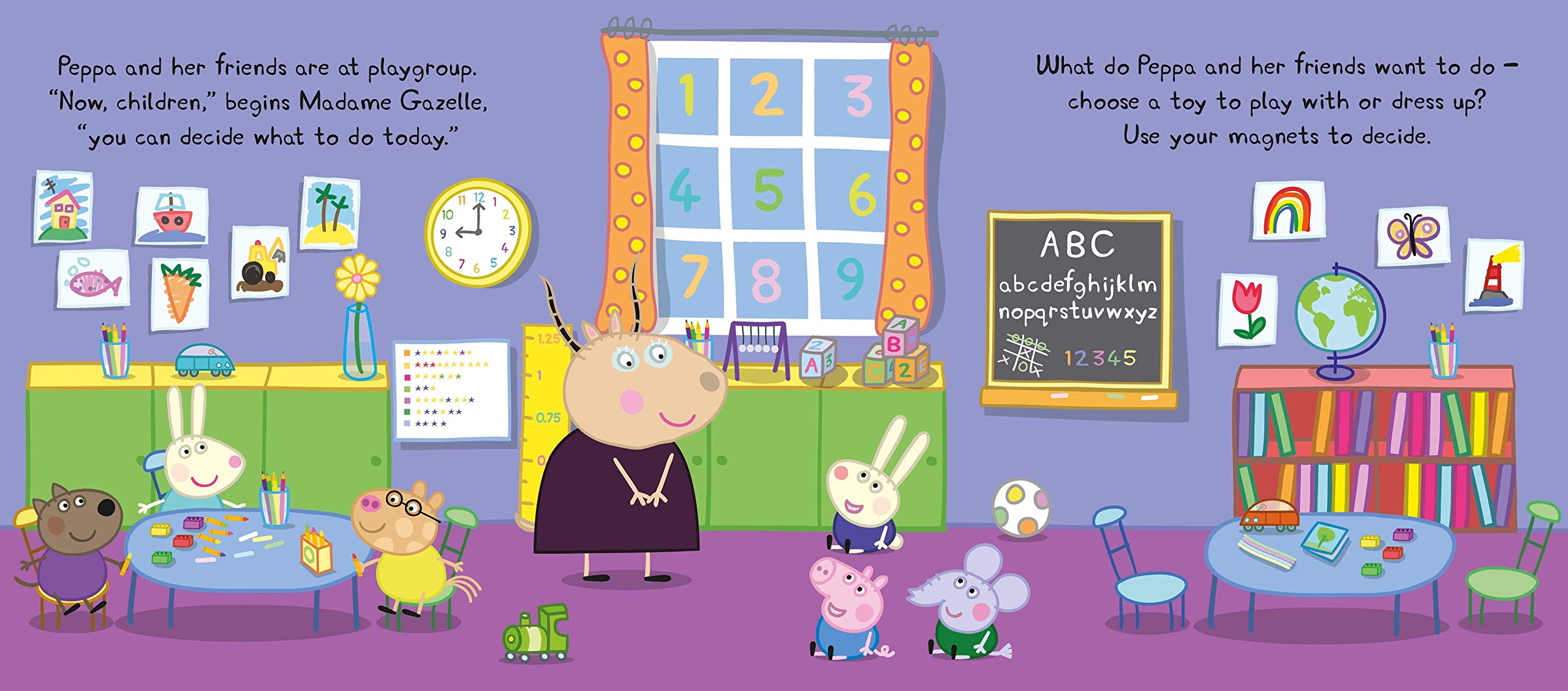 peppa pig: peppa and friends magnet book