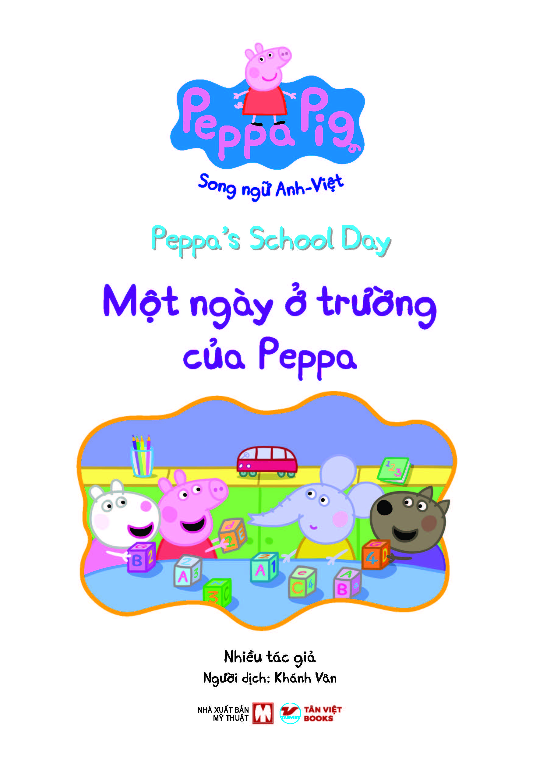 peppa pig - peppaℹs school day - một ngày ở trường của peppa - song ngữ anh-việt