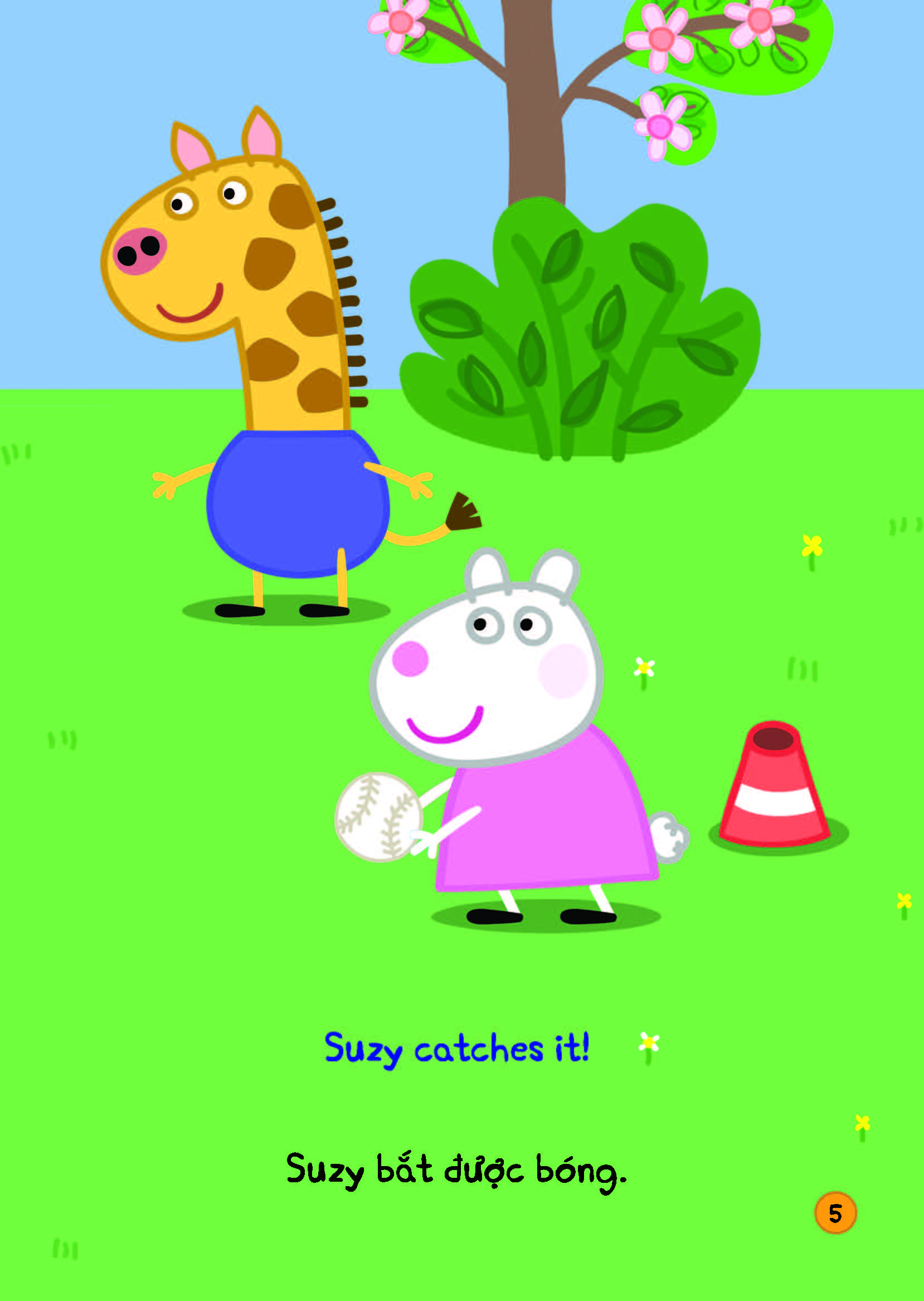 peppa pig - play ball! - chơi bóng nào! - song ngữ anh-việt