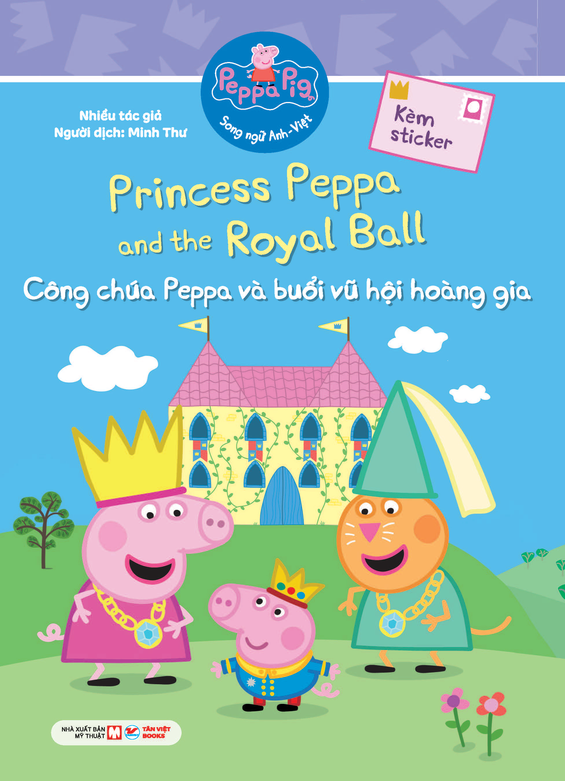 peppa pig - princess peppa and the royal ball - công chúa peppa và buổi vũ hội hoàng gia - song ngữ anh-việt