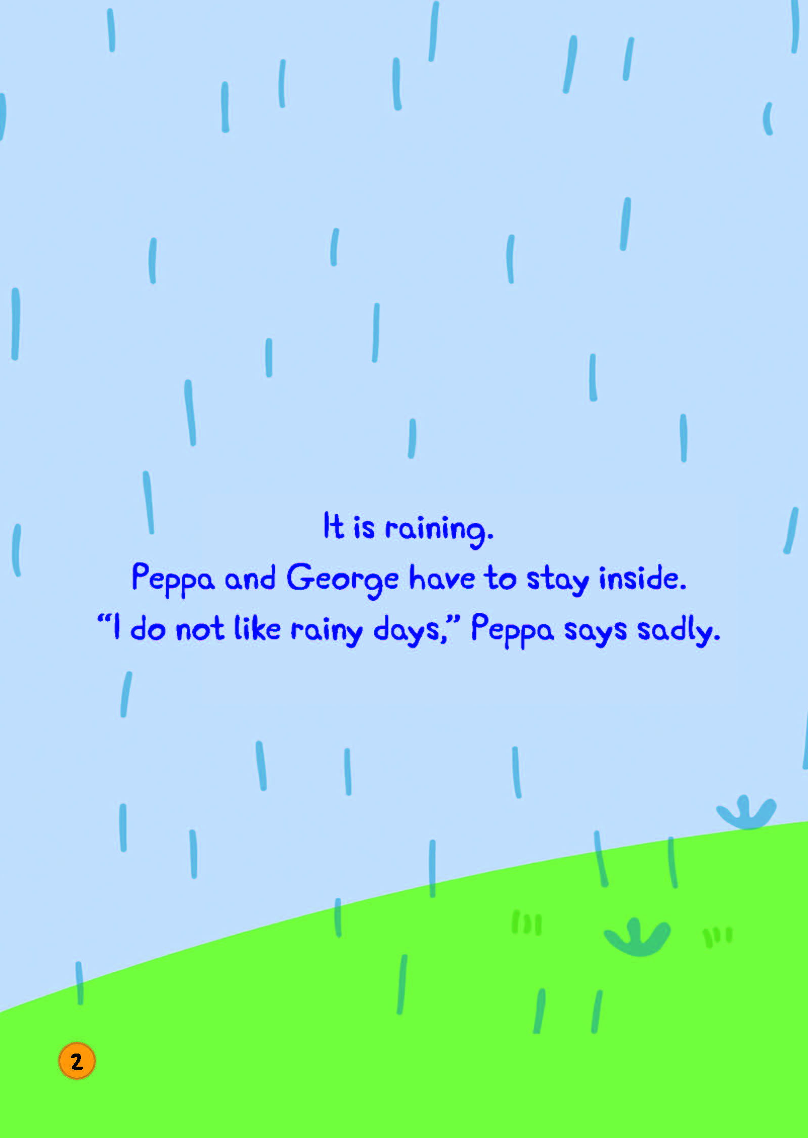 peppa pig - rainy day - một ngày mưa - song ngữ anh-việt