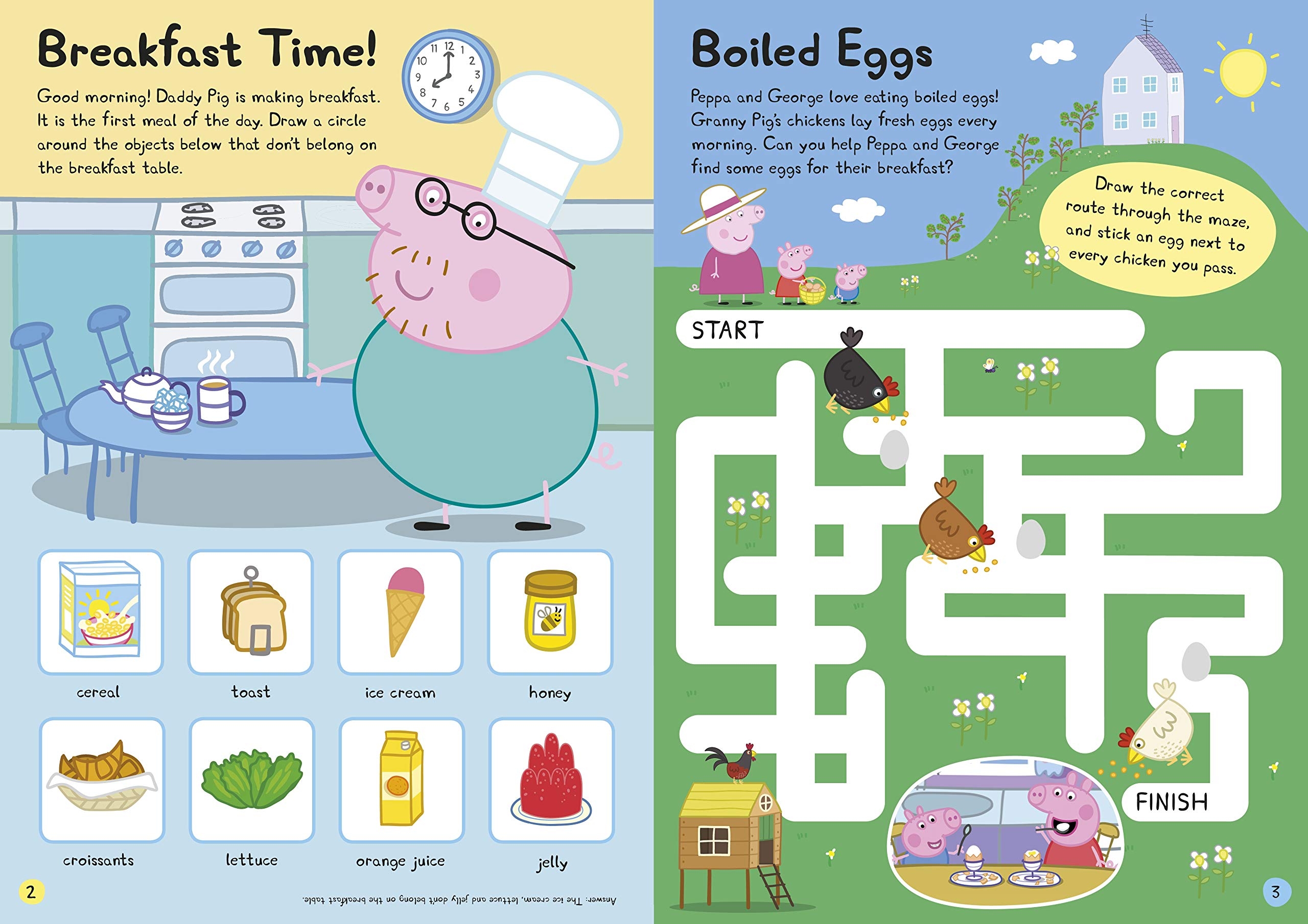 peppa pig: yum! yum! yum! sticker activity book