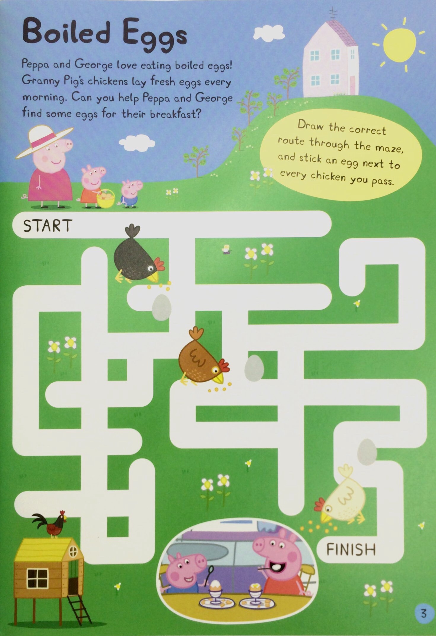 peppa pig: yum! yum! yum! sticker activity book