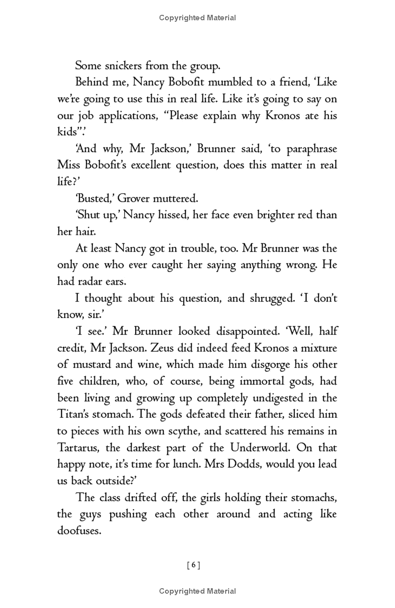 percy jackson and the olympians 1: the lightning thief