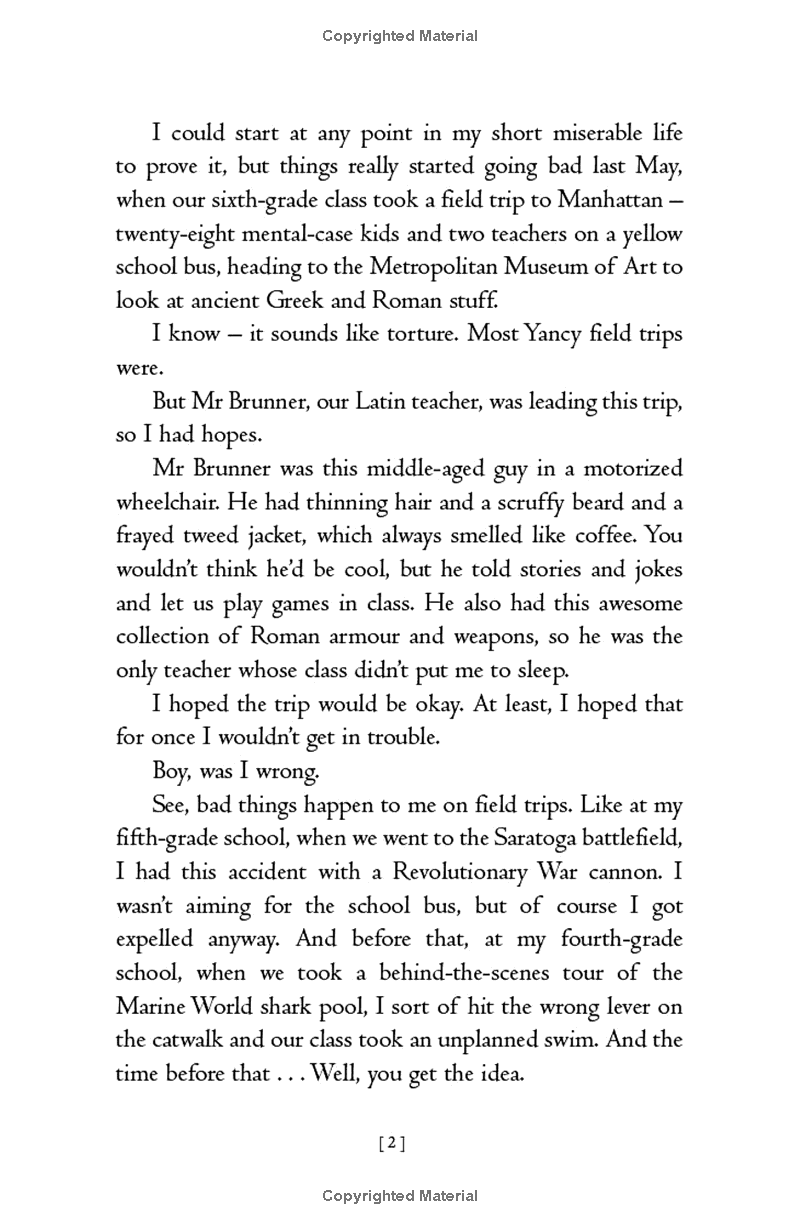 percy jackson and the olympians 1: the lightning thief