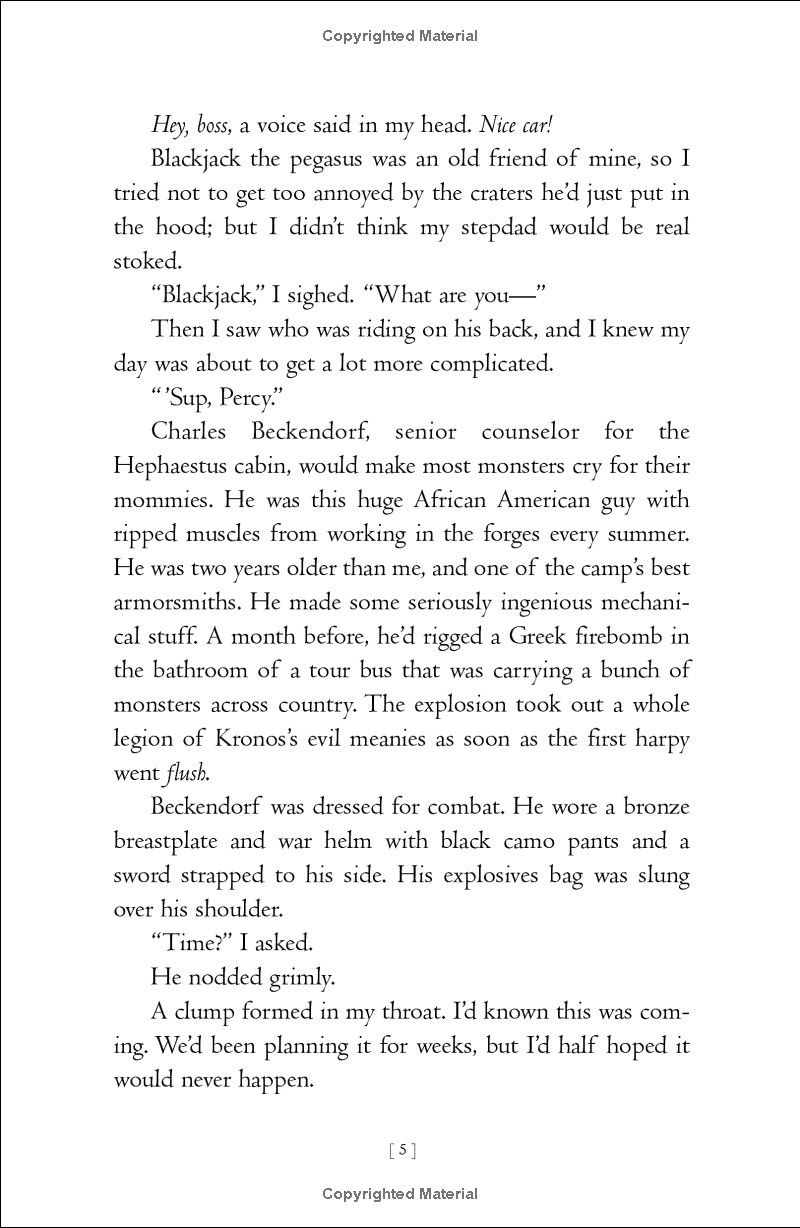 percy jackson and the olympians 5: the last olympian