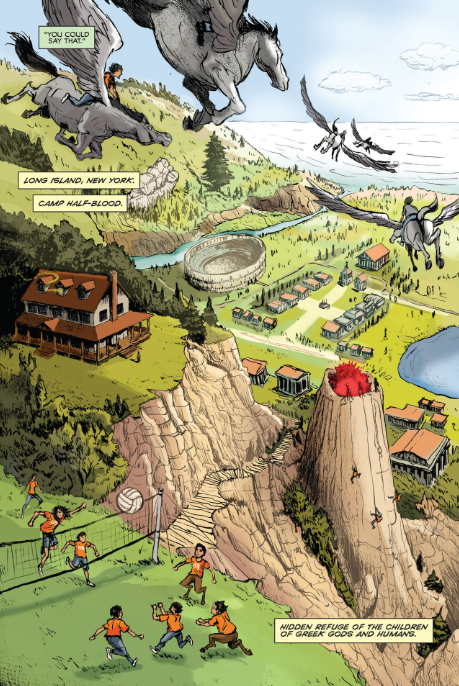 percy jackson and the olympians: battle of the labyrinth (graphic novel)