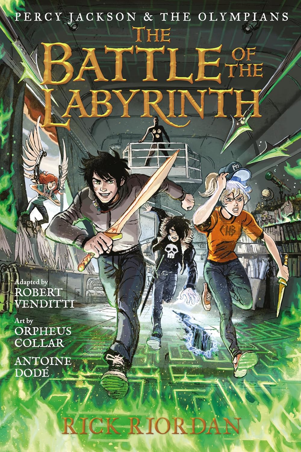 percy jackson and the olympians: battle of the labyrinth (graphic novel)