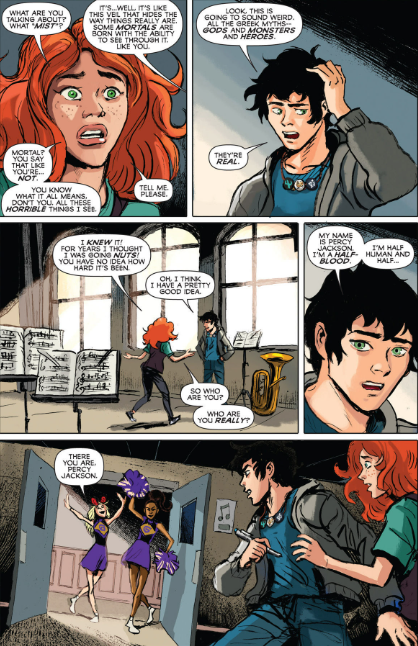 percy jackson and the olympians: battle of the labyrinth (graphic novel)