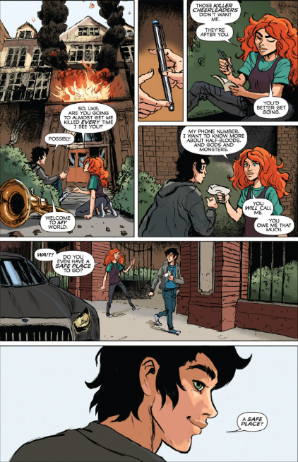 percy jackson and the olympians: battle of the labyrinth (graphic novel)