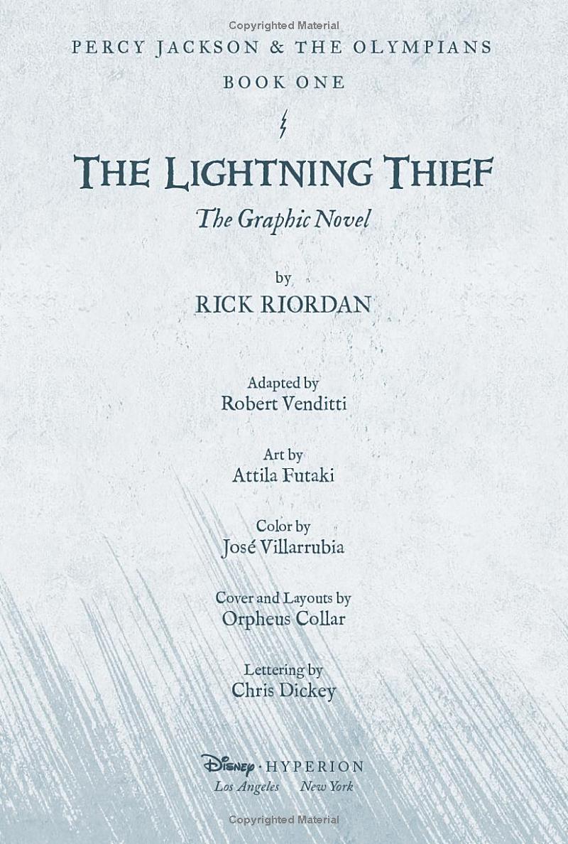 percy jackson and the olympians: the lightning thief (graphic novel)