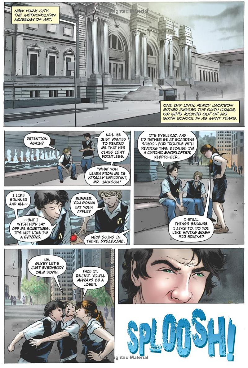 percy jackson and the olympians: the lightning thief (graphic novel)