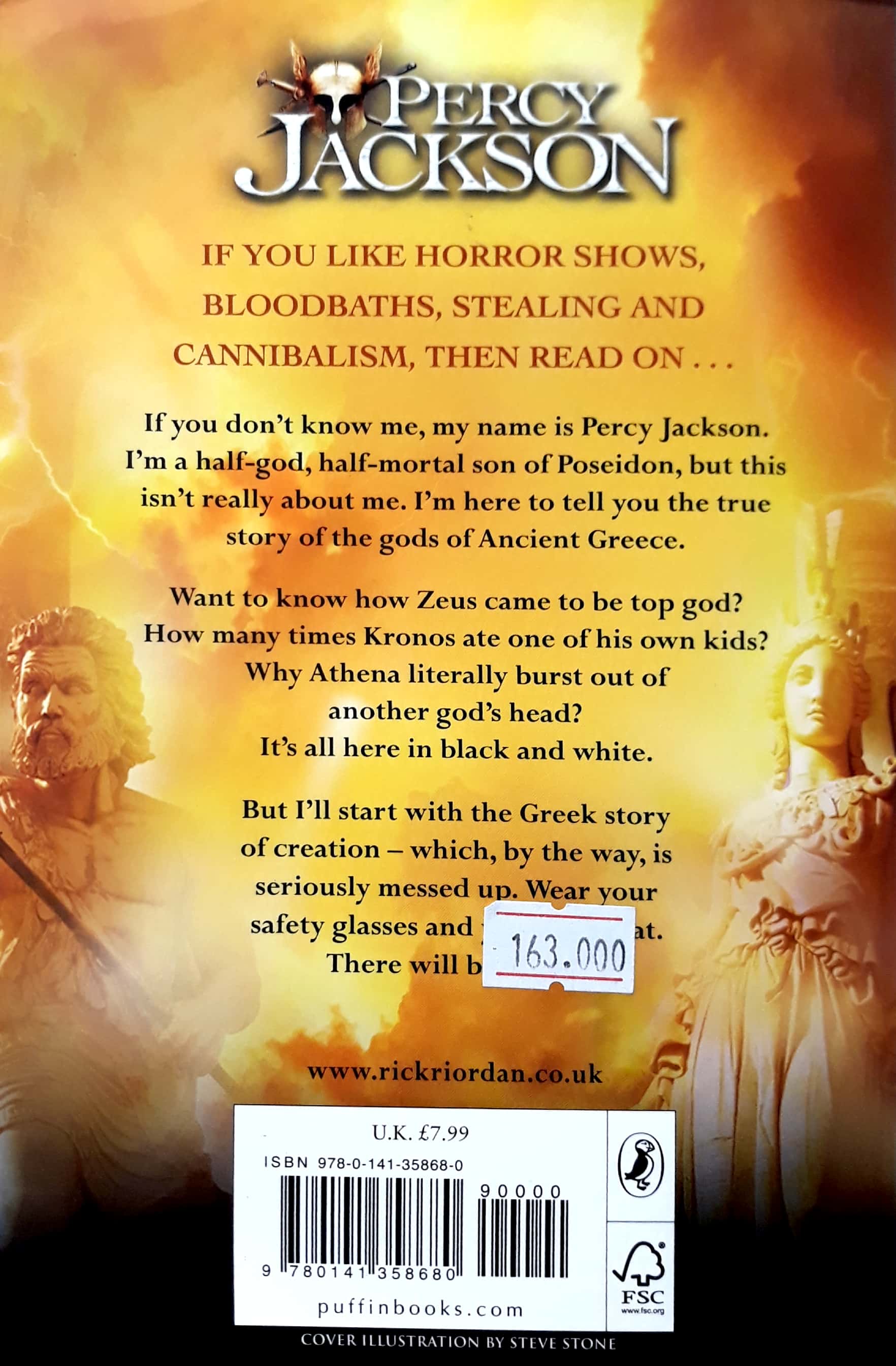 percy jackson's greek gods