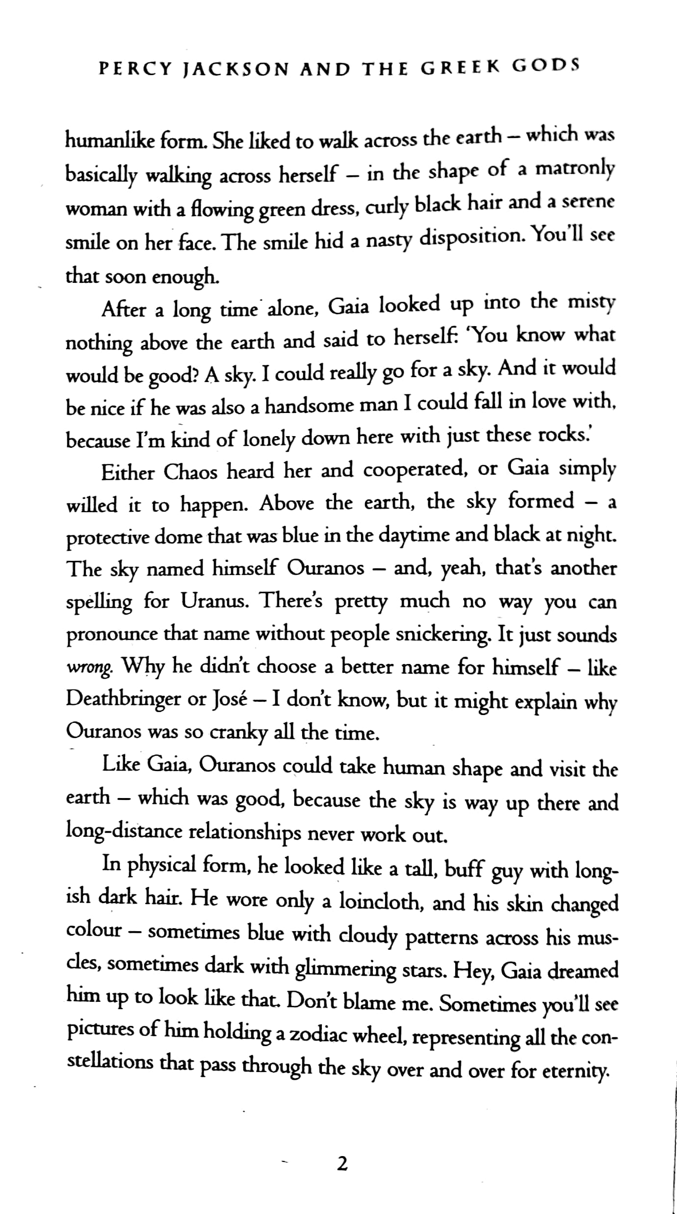 percy jackson's greek gods