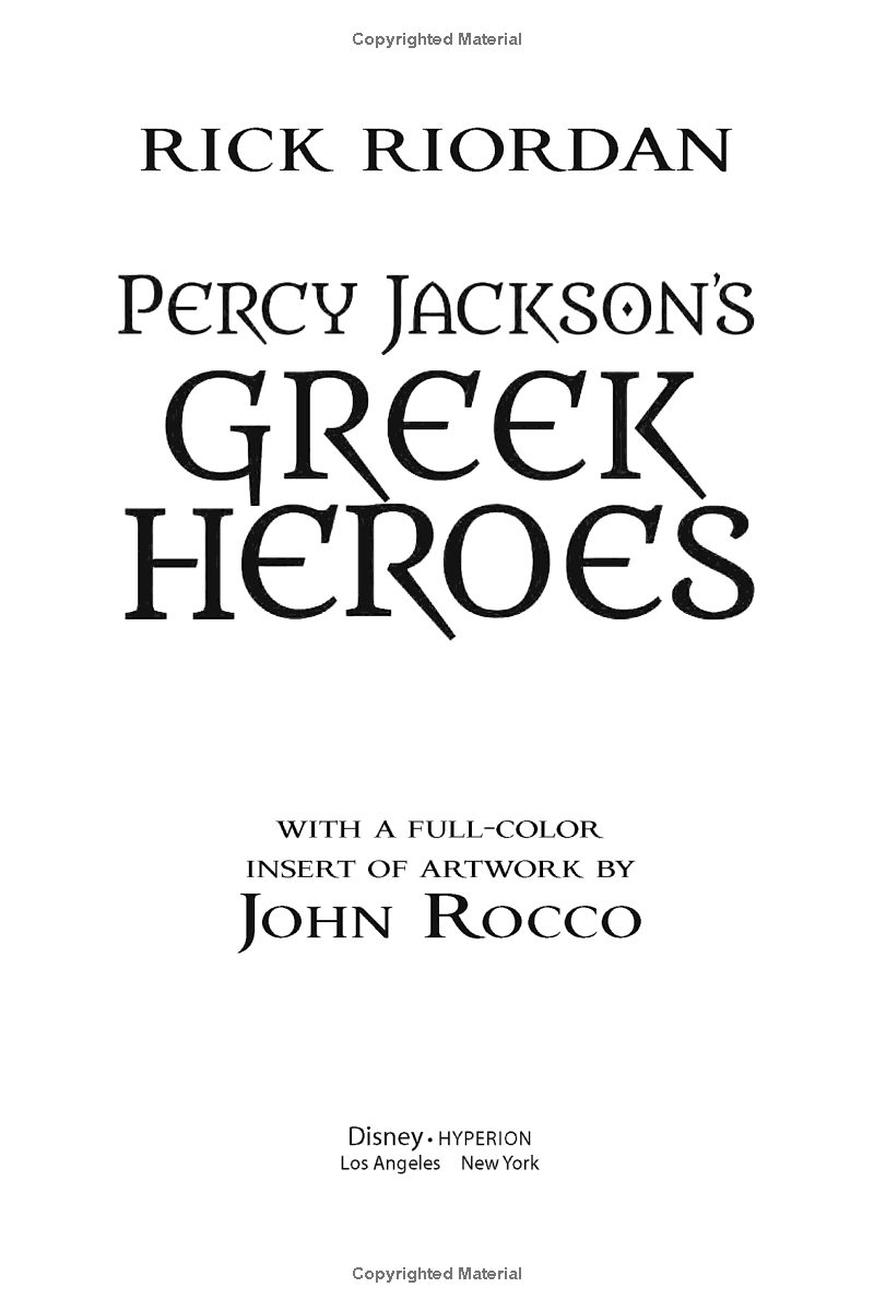 percy jackson's greek heroes
