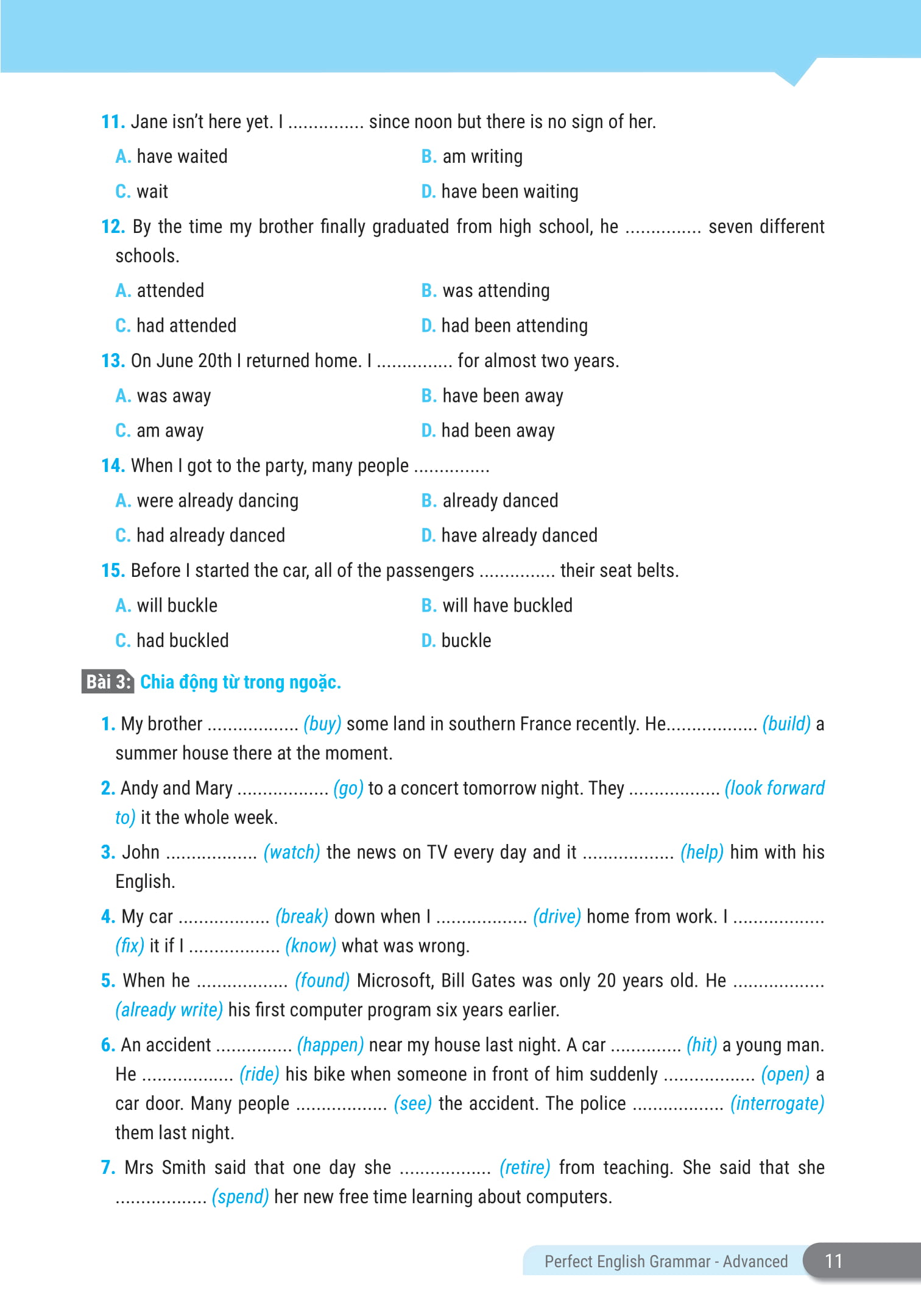 perfect english grammar - cẩm nang tự học toàn diện ngữ pháp tiếng anh - advanced